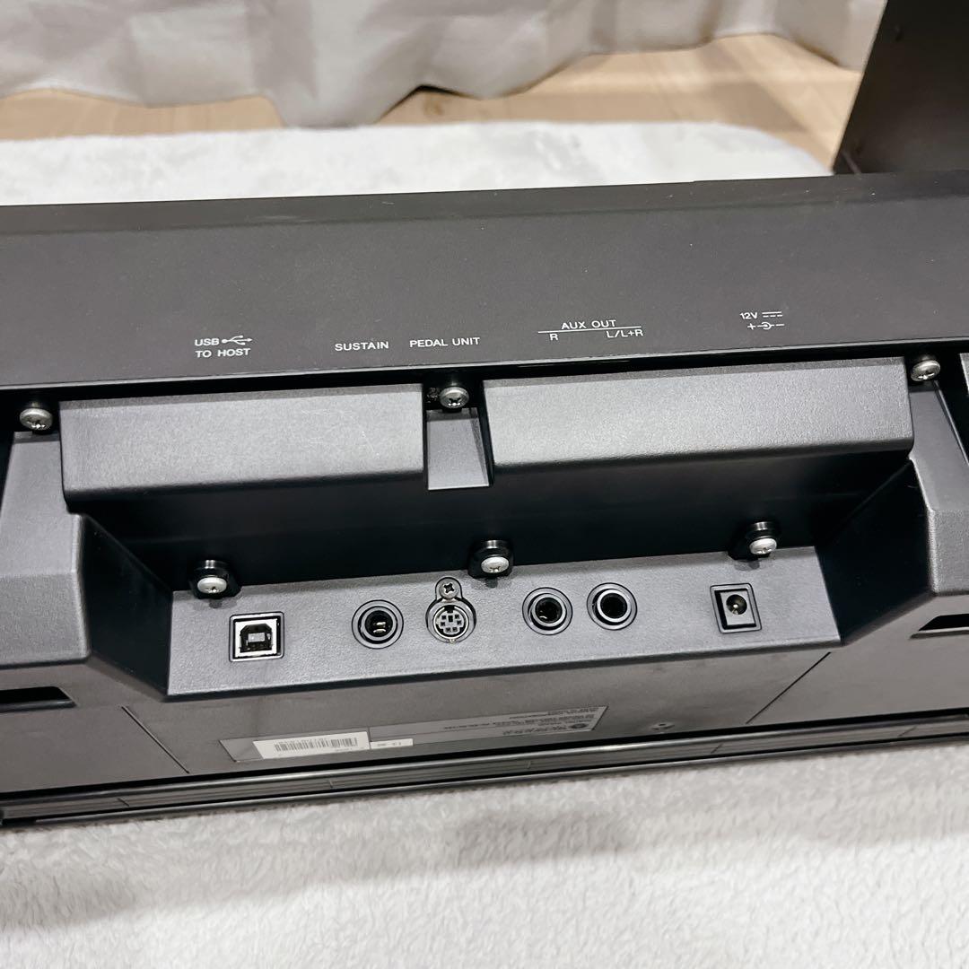 【美品】YAMAHA 電子ピアノ P-105 譜面台 スタンド フットペダル付き