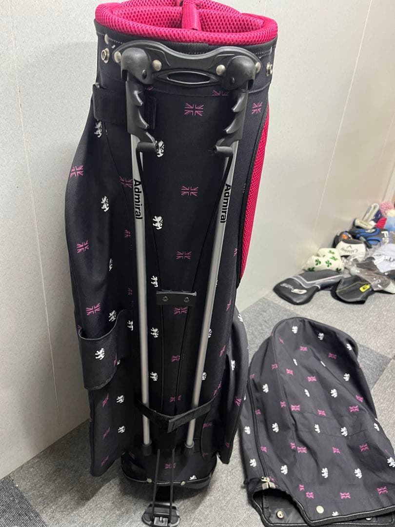 美品 Admiral スタンド キャディバッグ