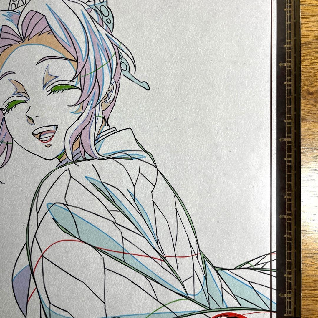 鬼滅の刃 お楽しみくじ Wチャンス 原画 ポスター 胡蝶しのぶ&カナエB