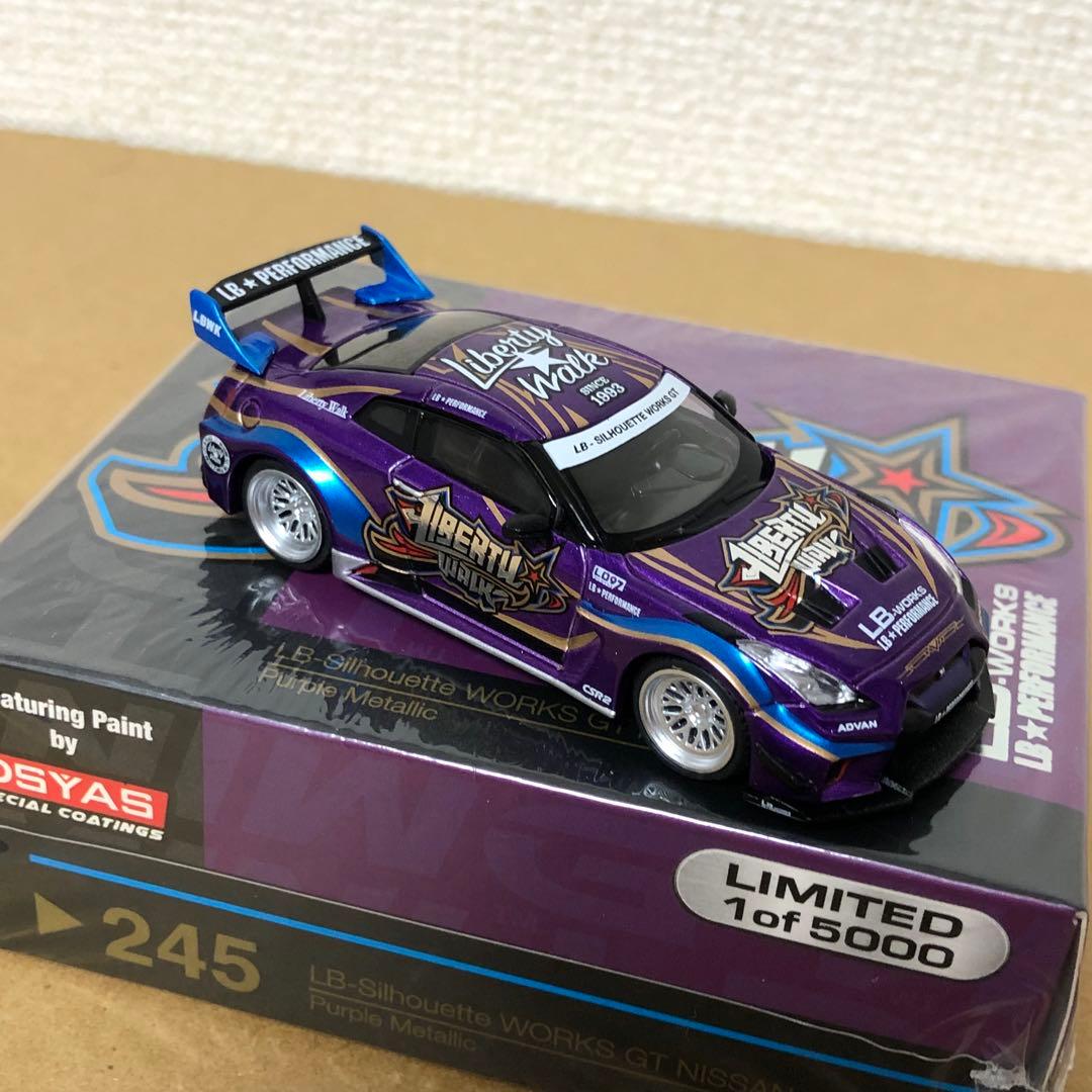 MINI GT　リバティウォーク　日産 35GT-RR　パープルメタリック