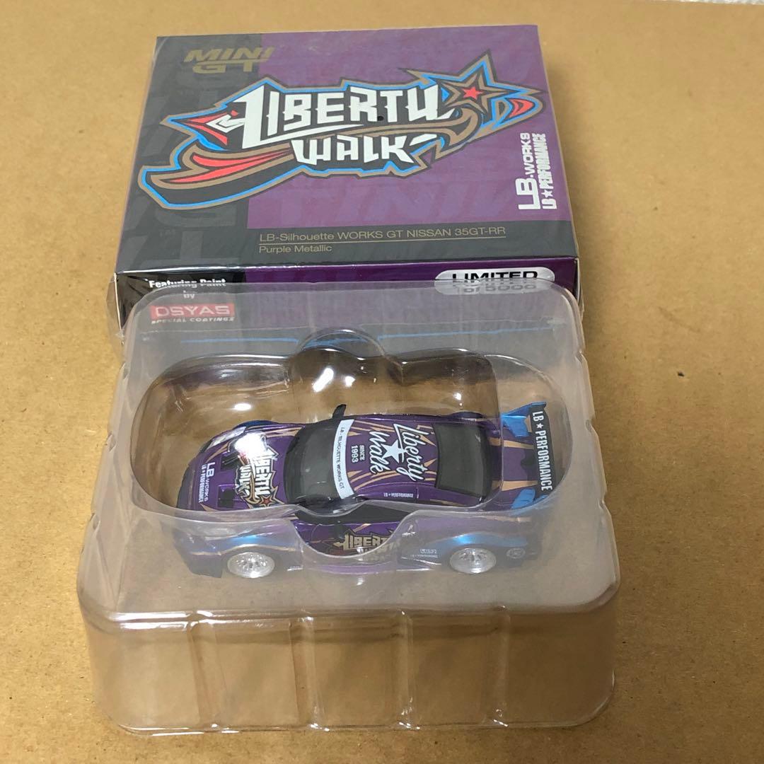 MINI GT　リバティウォーク　日産 35GT-RR　パープルメタリック