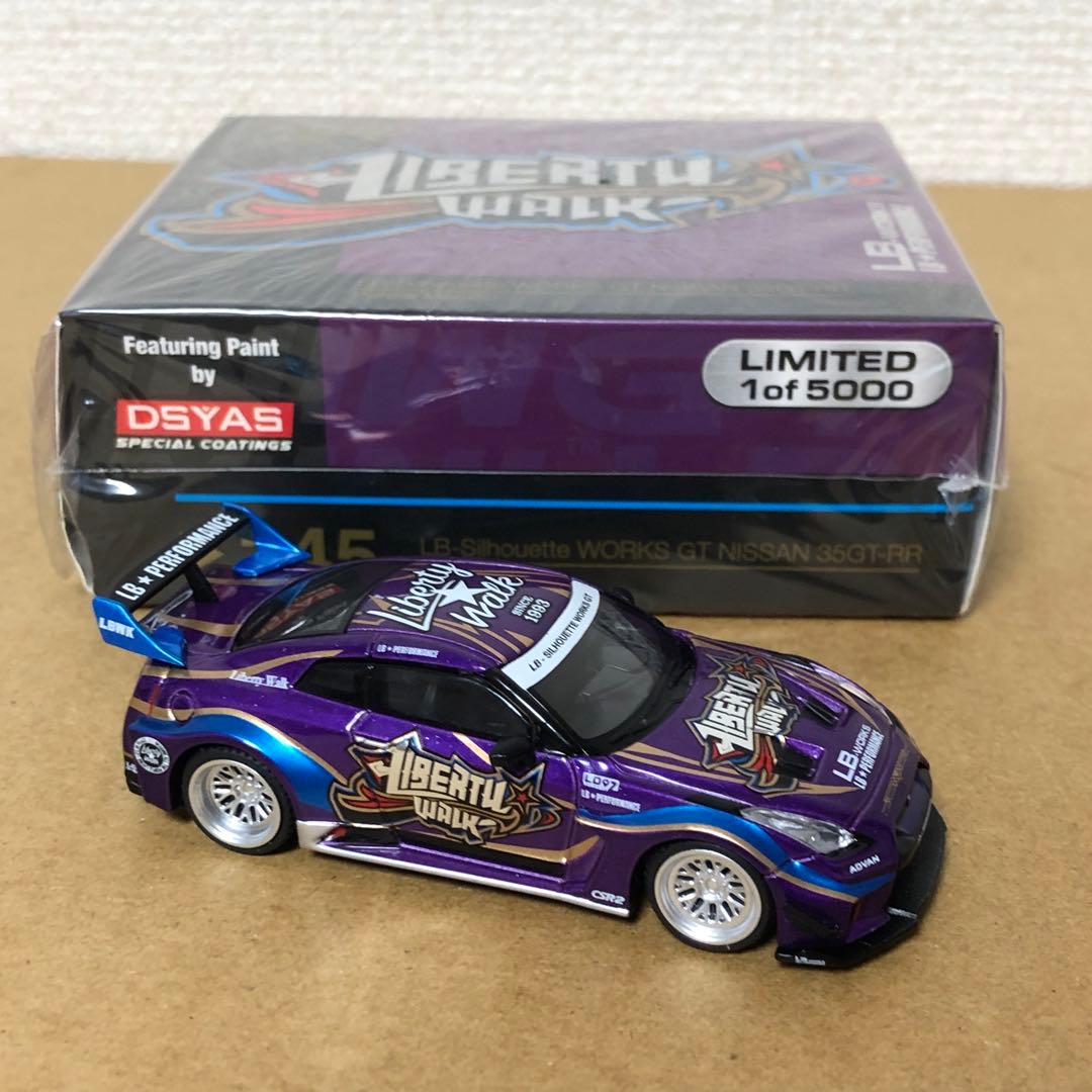 MINI GT　リバティウォーク　日産 35GT-RR　パープルメタリック