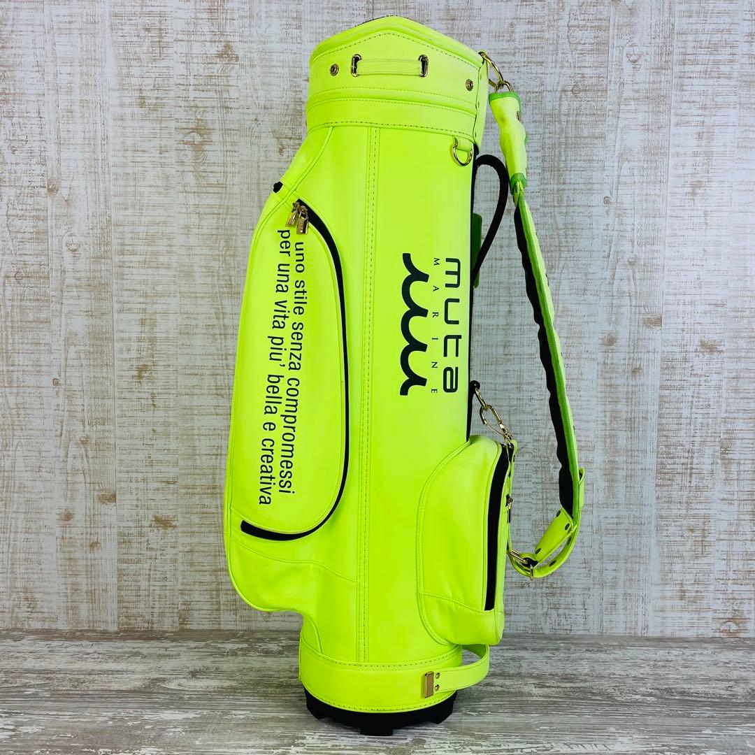 MUTA MARINE GOLF ムータマリン ゴルフ　キャディバッグ　イエロー