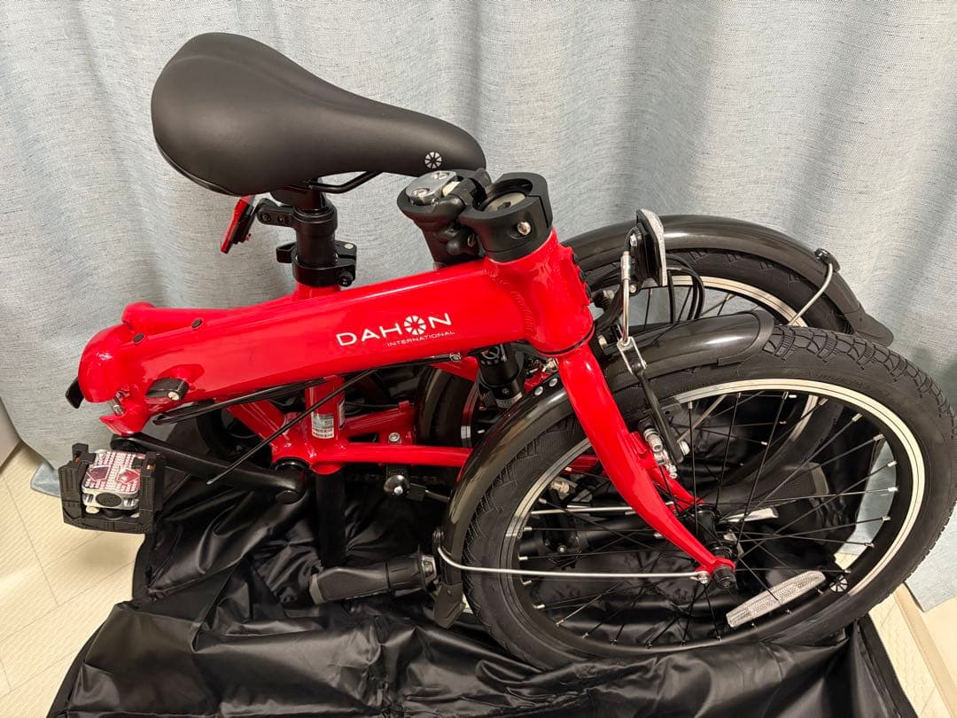 DAHON HIT d6 新品 20インチ 輪行袋 スリップバッグ付 赤
