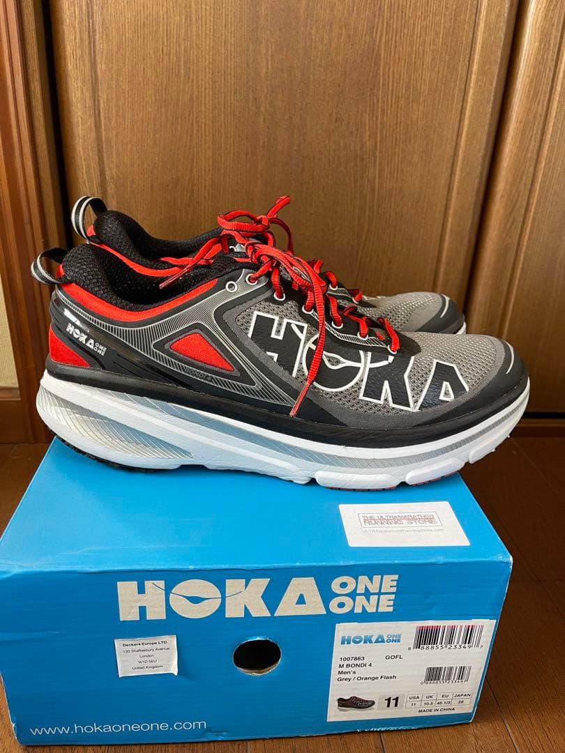 スパイク・シューズ HOKA ONE ONE BONDI4 11(29cm)