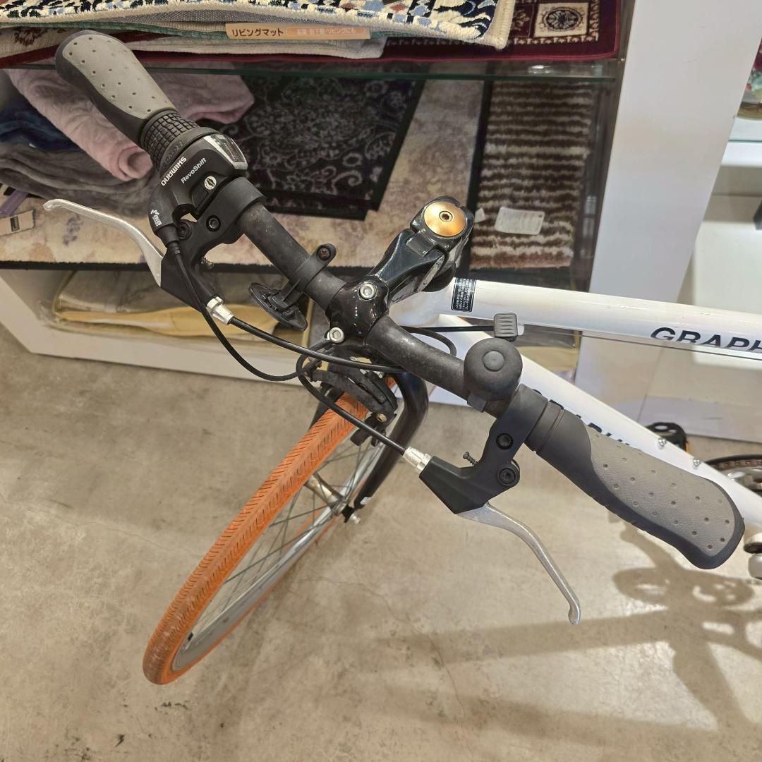 【引取限定】 GRAPHIS グラフィス GR-001G クロスバイク ホワイト