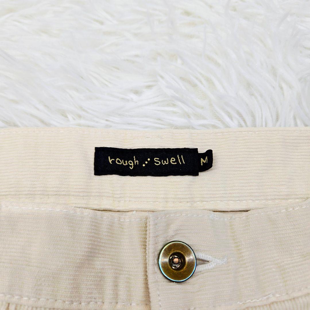ラフ&スウェル　ハーフパンツ　ショートパンツ　コーデュロイ　ロゴ刺繍　M