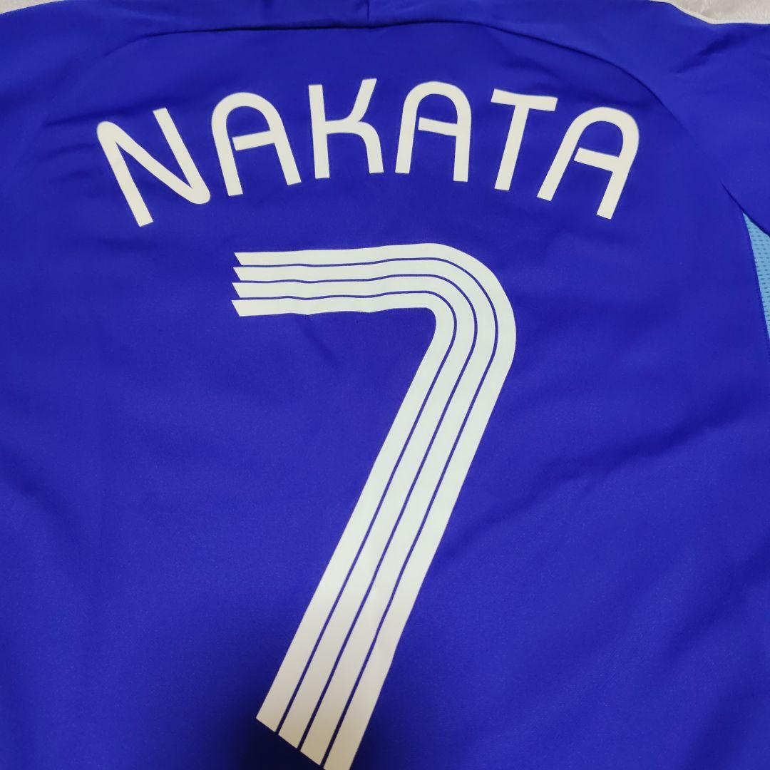 中田英寿・サッカー日本代表ユニホーム・タグ有り・半袖・ワールドカップドイツ大会