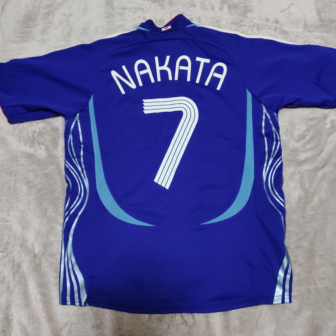 中田英寿・サッカー日本代表ユニホーム・タグ有り・半袖・ワールドカップドイツ大会