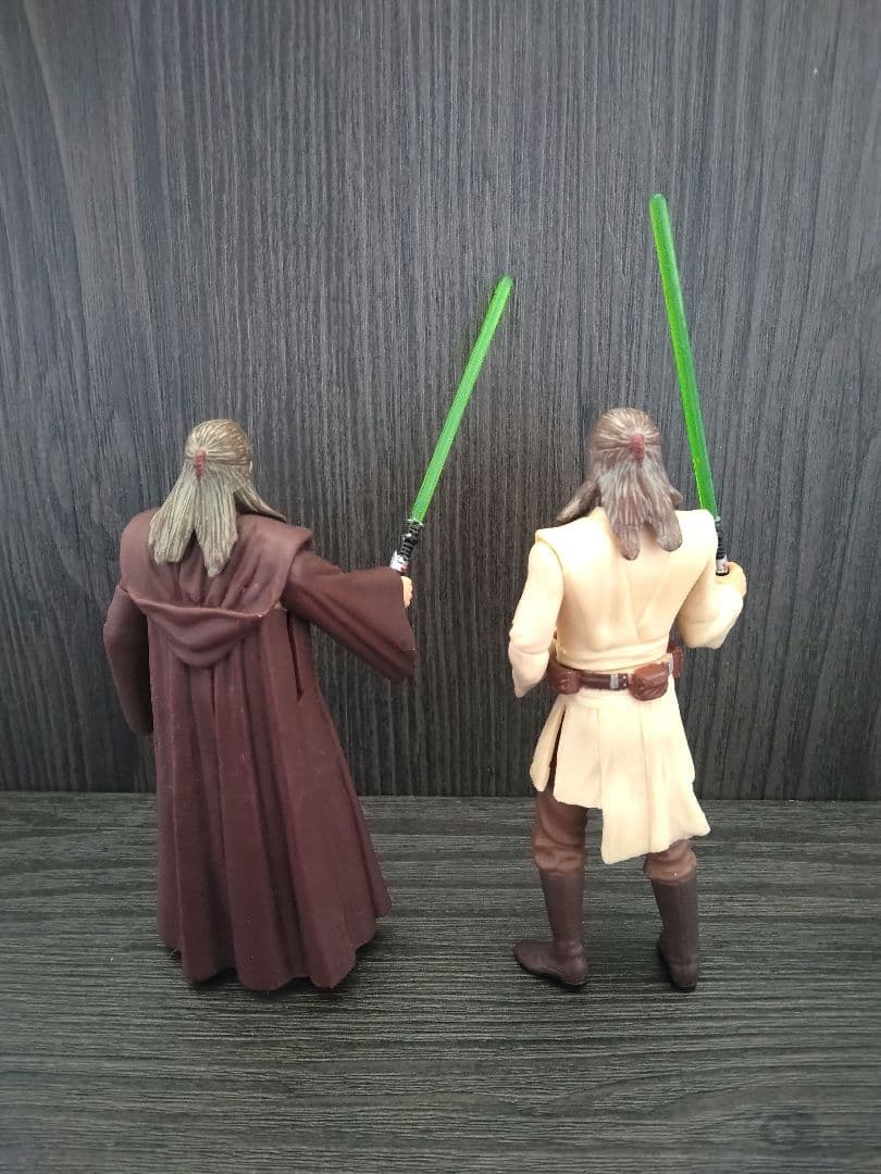 クワイ ガンジン ジェダイ スターウォーズ フィギュア 2体セット