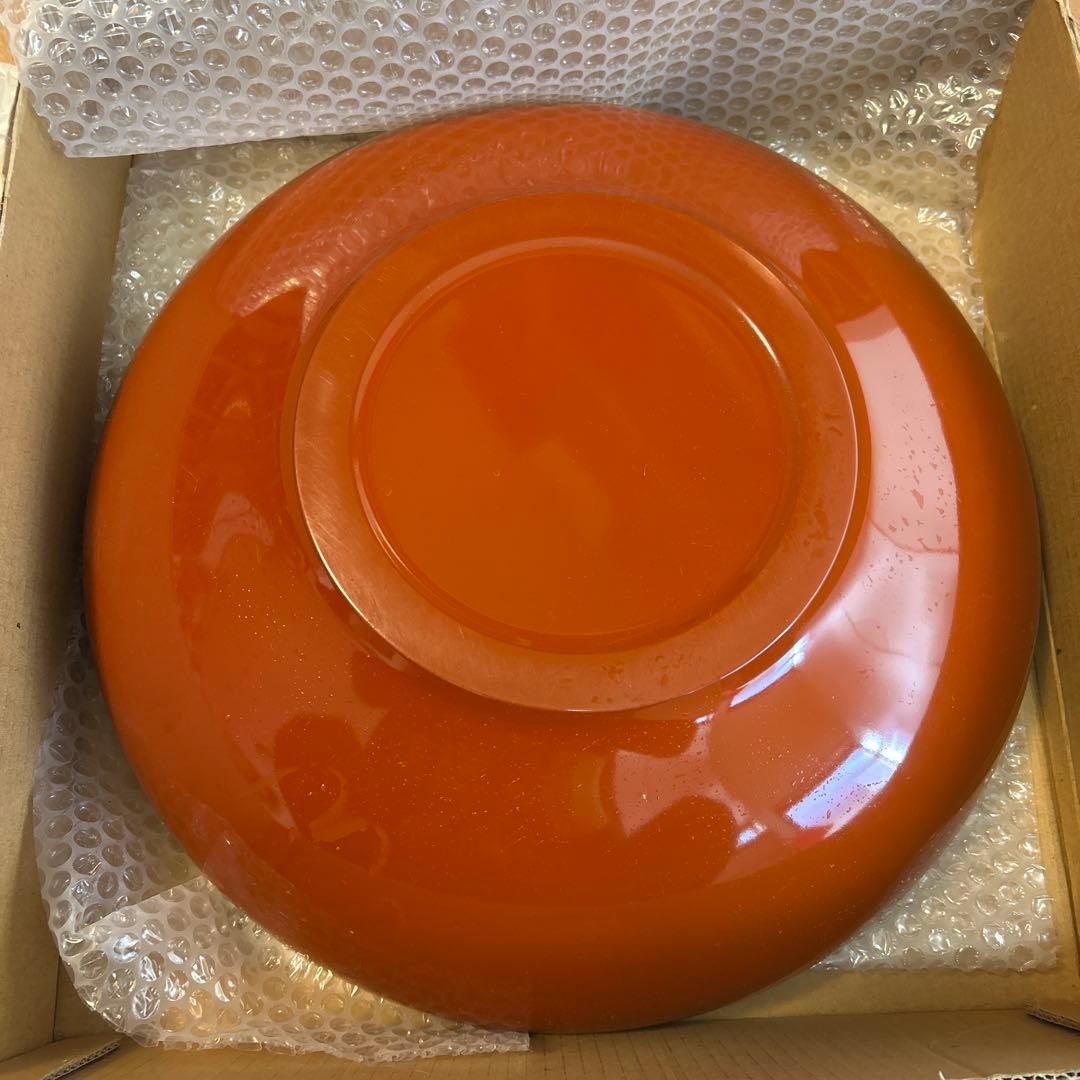 そばこね鉢　漆工芸品