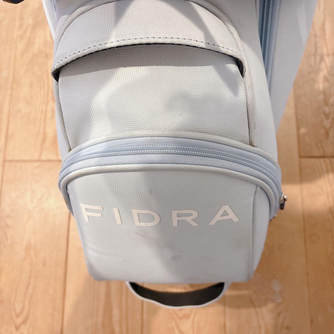 K460 FIDRA スタンド式キャディバッグ サックス フードなし