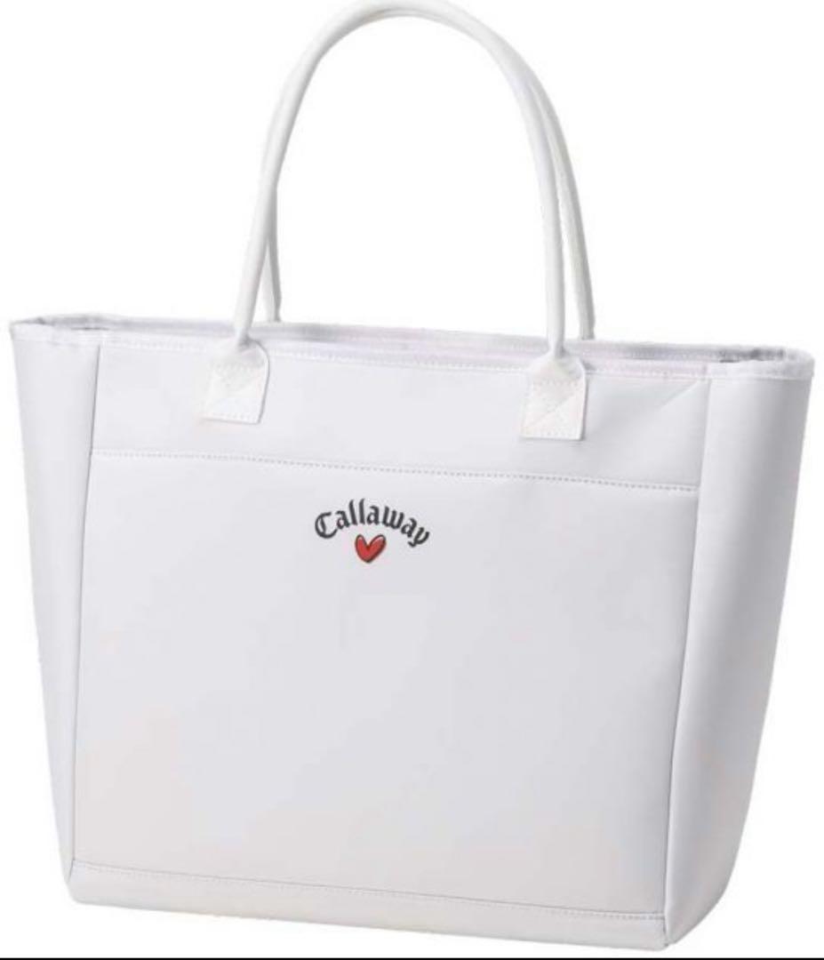新品 タグ付き ホワイト キャロウェイ LOVE Tote 25 バッグ トート