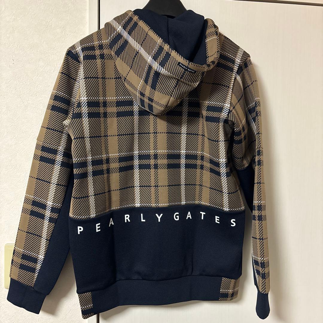 【新品】PEARLY GATES チェック柄パーカー サイズ5