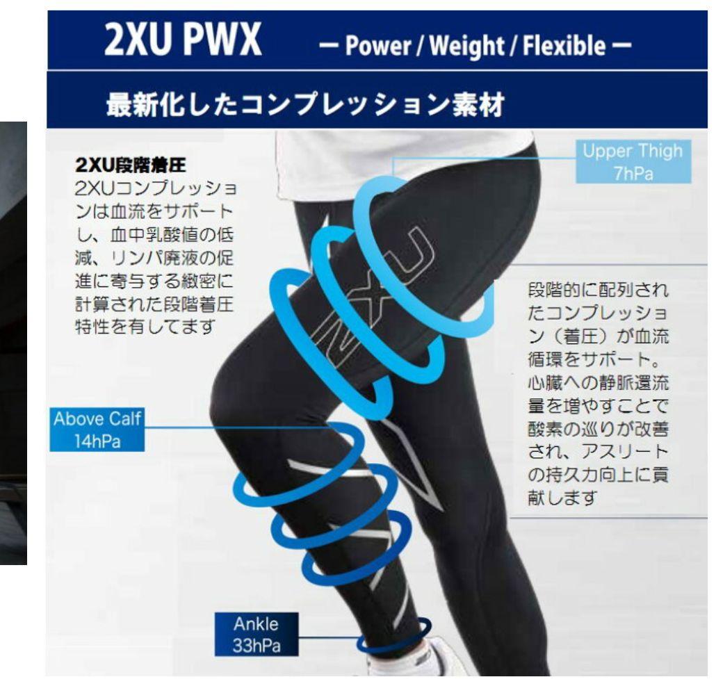 【新品未使用】2XU MCS ハーフタイツ メンズ S
