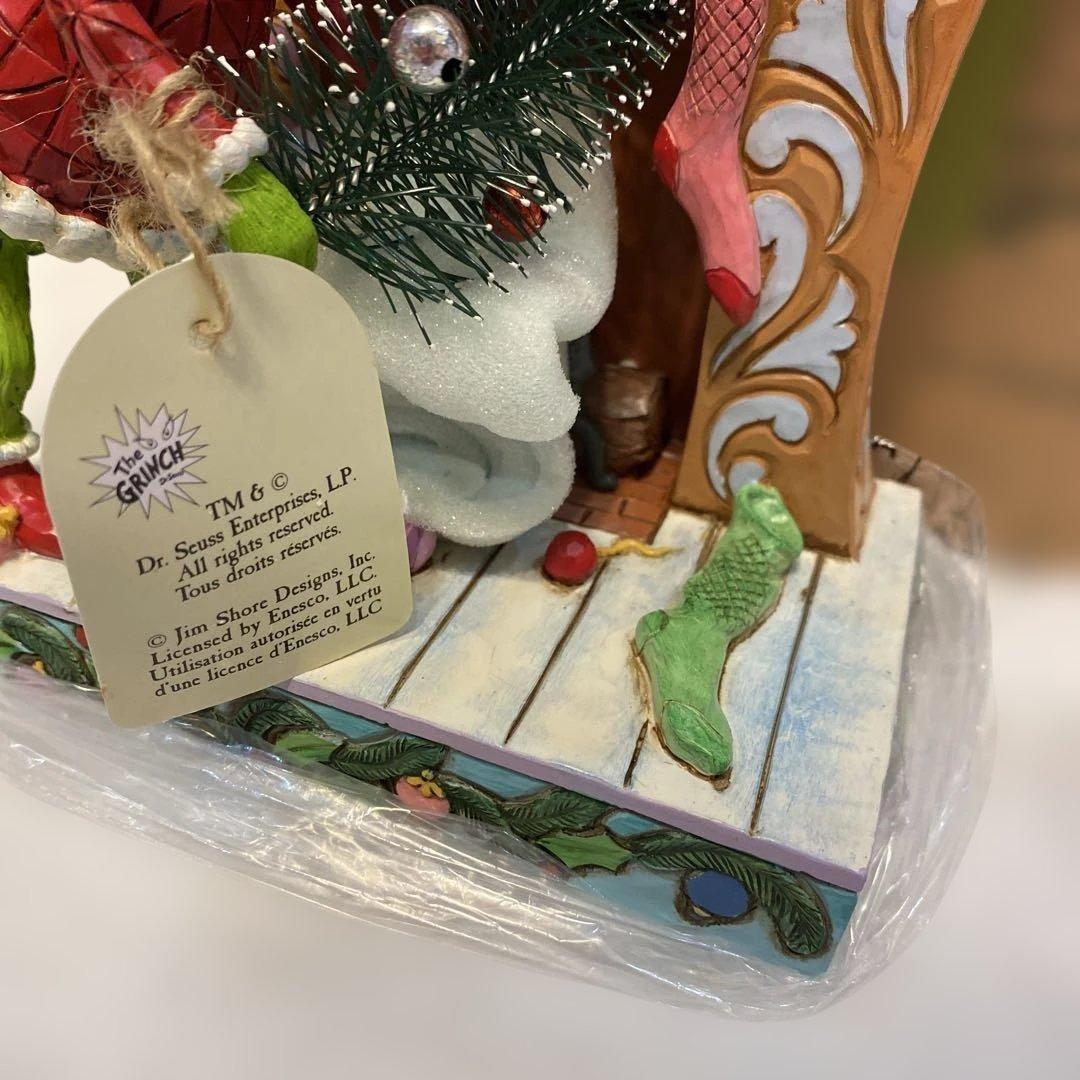 新品　Jim Shore グリンチ クリスマス置物 約18cm ジムショア