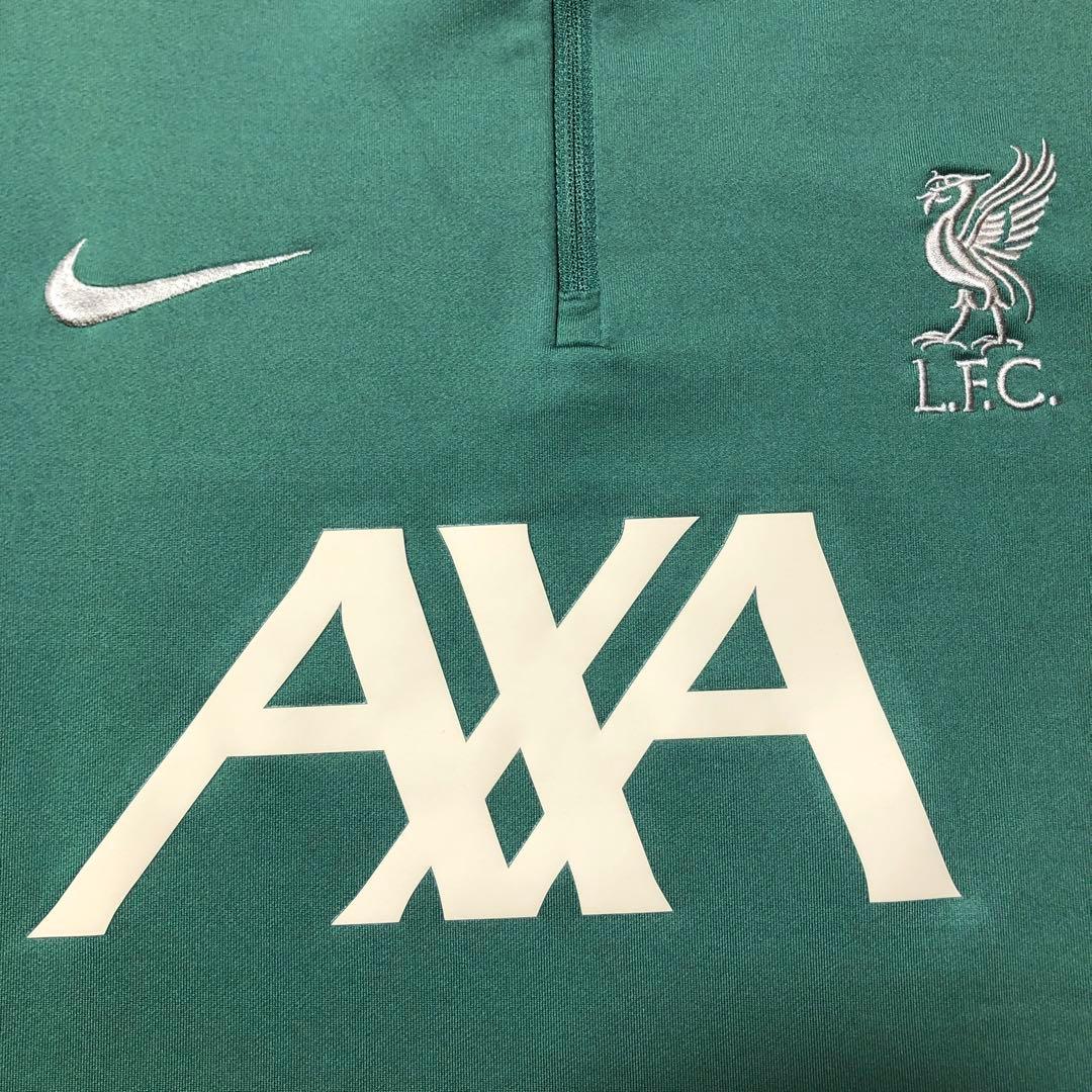 リバプールFC Nike ハーフジップジャージ グリーン　リヴァプール