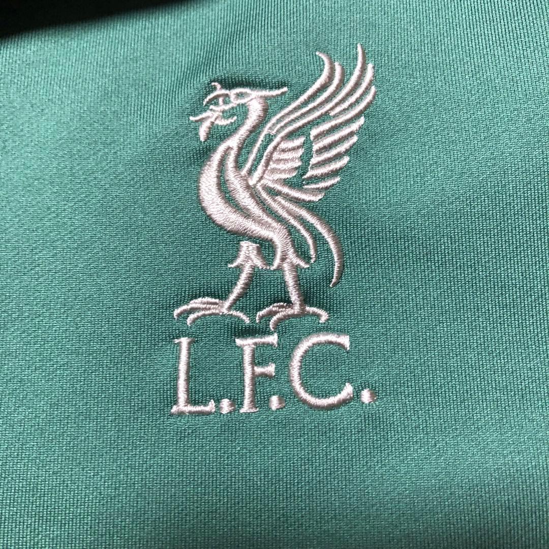リバプールFC Nike ハーフジップジャージ グリーン　リヴァプール
