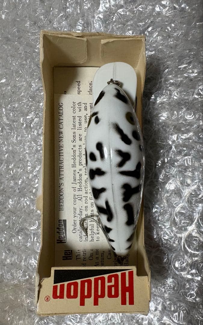 オールドヘドン　ビッグヘッド　WCD レアカラー　縦割れ　HEDDON ルアー