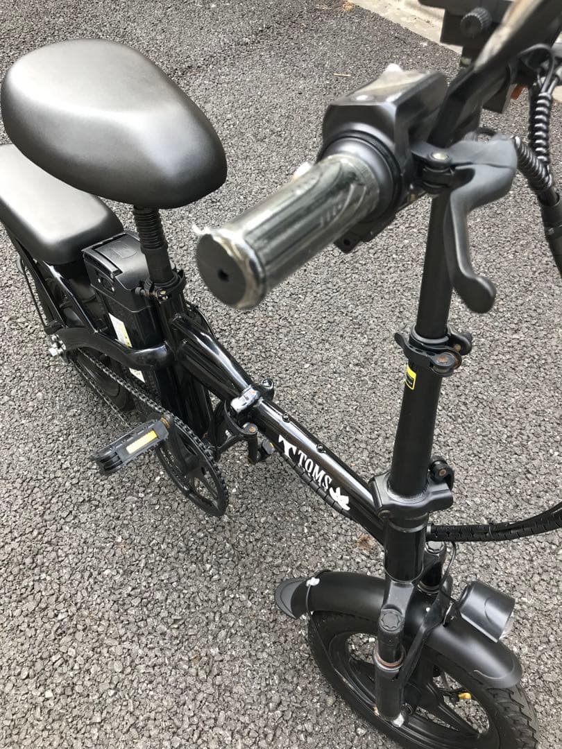 T TOMS 電動アシスト自転車 ブラック