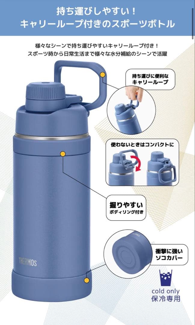 THERMOS 水筒 真空断熱スポーツボトル