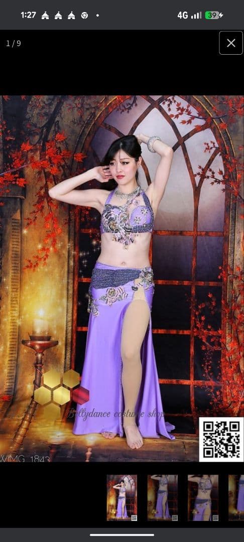 値段交渉可！　美品ベリーダンス衣装　オリエンタル　✧説明文をよくご確認ください