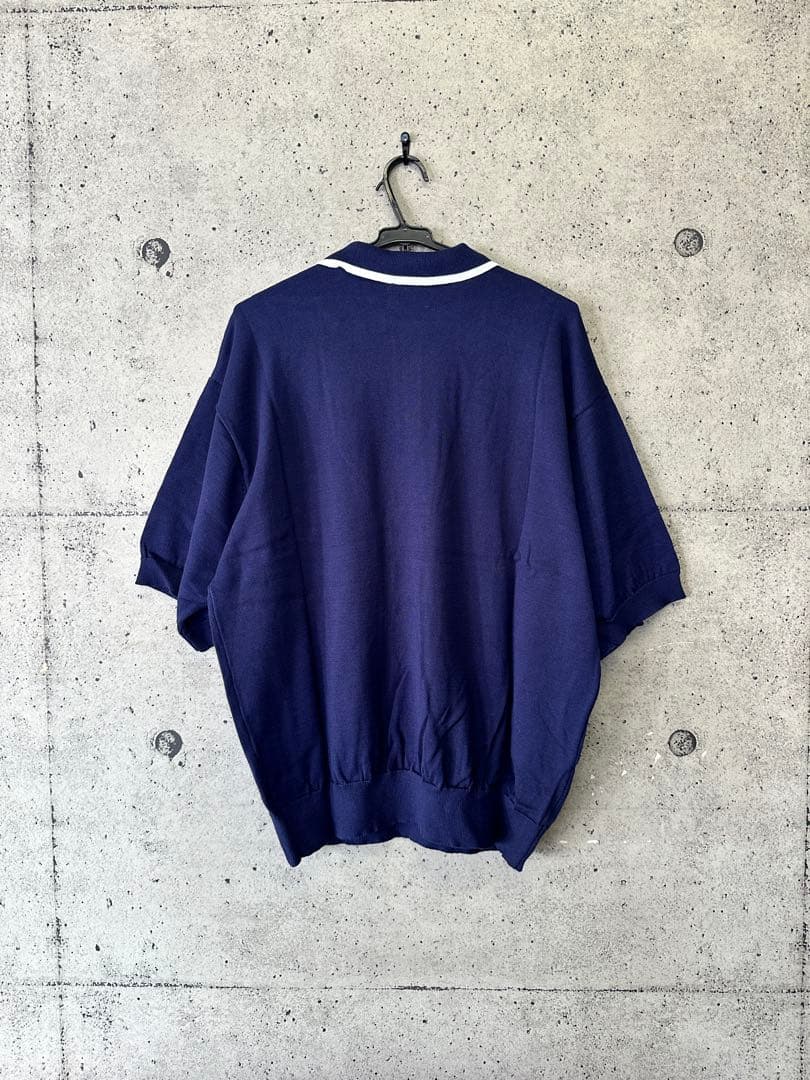 【新品未使用】サイズL メンズ ポロシャツ ネイビー TheFox 2549