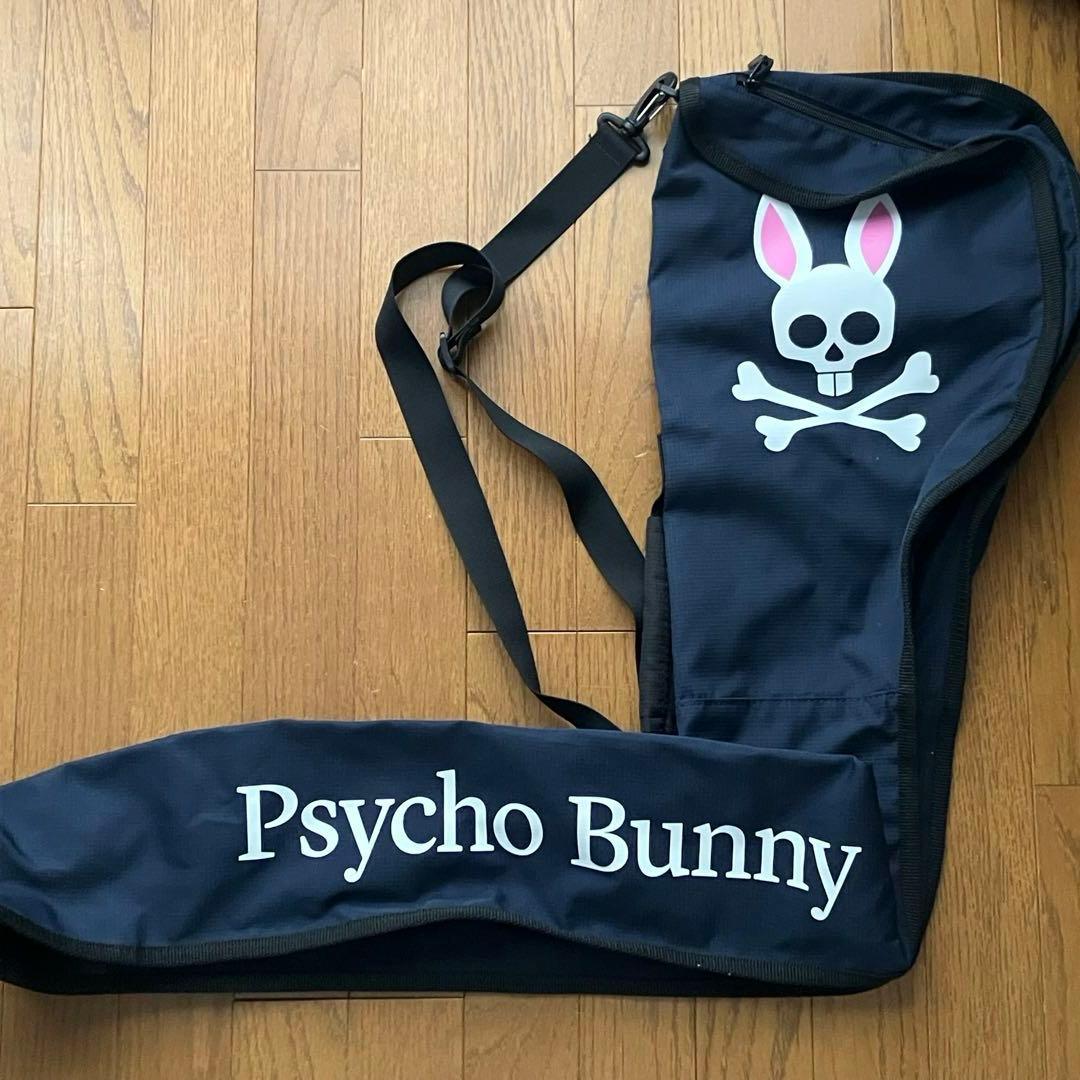 サイコバニー PSYCHO BUNNY クラブケース ネイビー ゴルフ 練習場