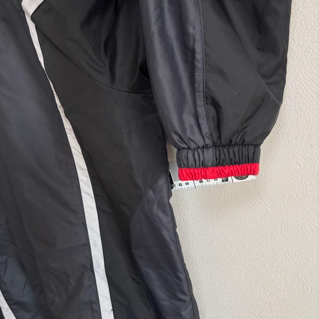 ピステ ナイキ NIKE ナイロンジャケット 黒 赤 白 XL 大きめ ビック