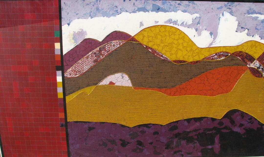 韓国美術大巨匠,金興洙（KIMSOU）「山」リトグラフ,衝撃的大発見,二度とない