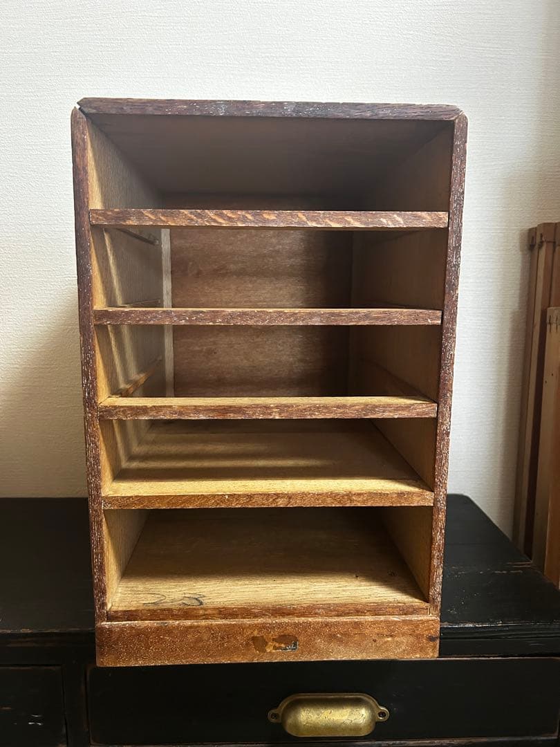 5段小引き出し 小物入れ 古道具 木製 昭和　レトロ