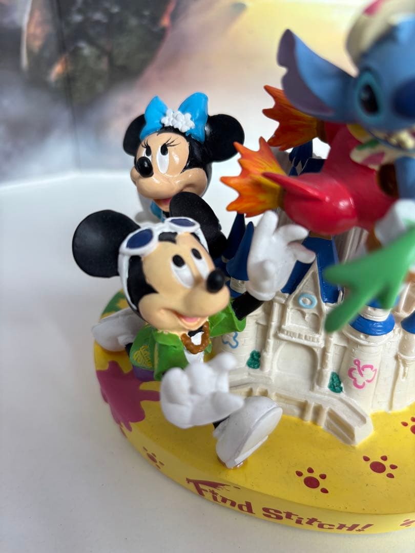ディズニーフィギュア スティッチ ミッキー ミニー