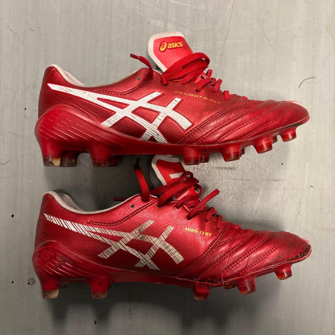 ASICS DS LIGHT 3 サッカーシューズ レッド