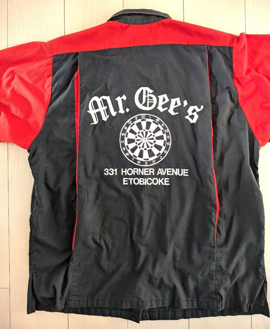 【希少】80s-90s カナダ製 ダーツシャツ Mr. Gee's