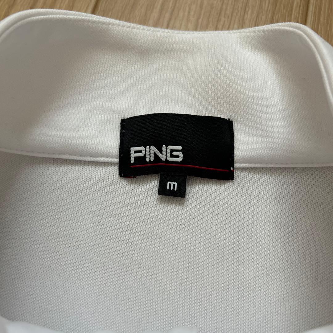 PING フルジップジャケット ホワイト