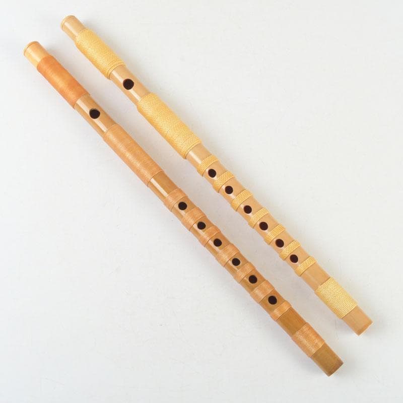 和楽器　木管楽器　横笛　竹笛　袋付　2点まとめて　V　A34