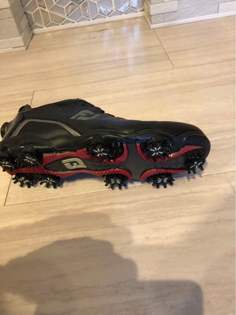 FJ フットジョイ ゴルフシューズ 黒×グレー 53355J BOA メンズ