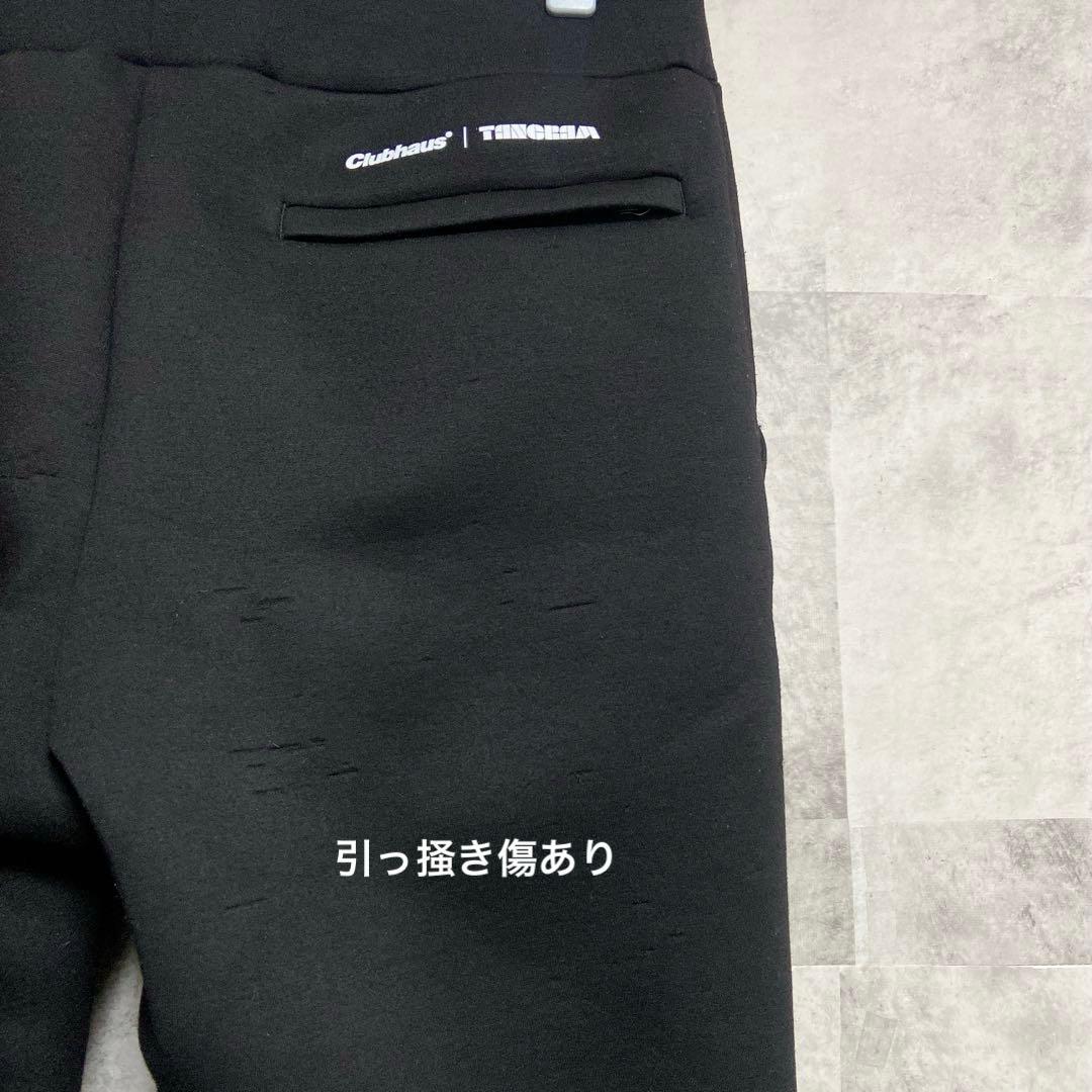 CLUBHAUS×TANGRAM【M】ゴルフパンツ スウェット ブラック コラボ