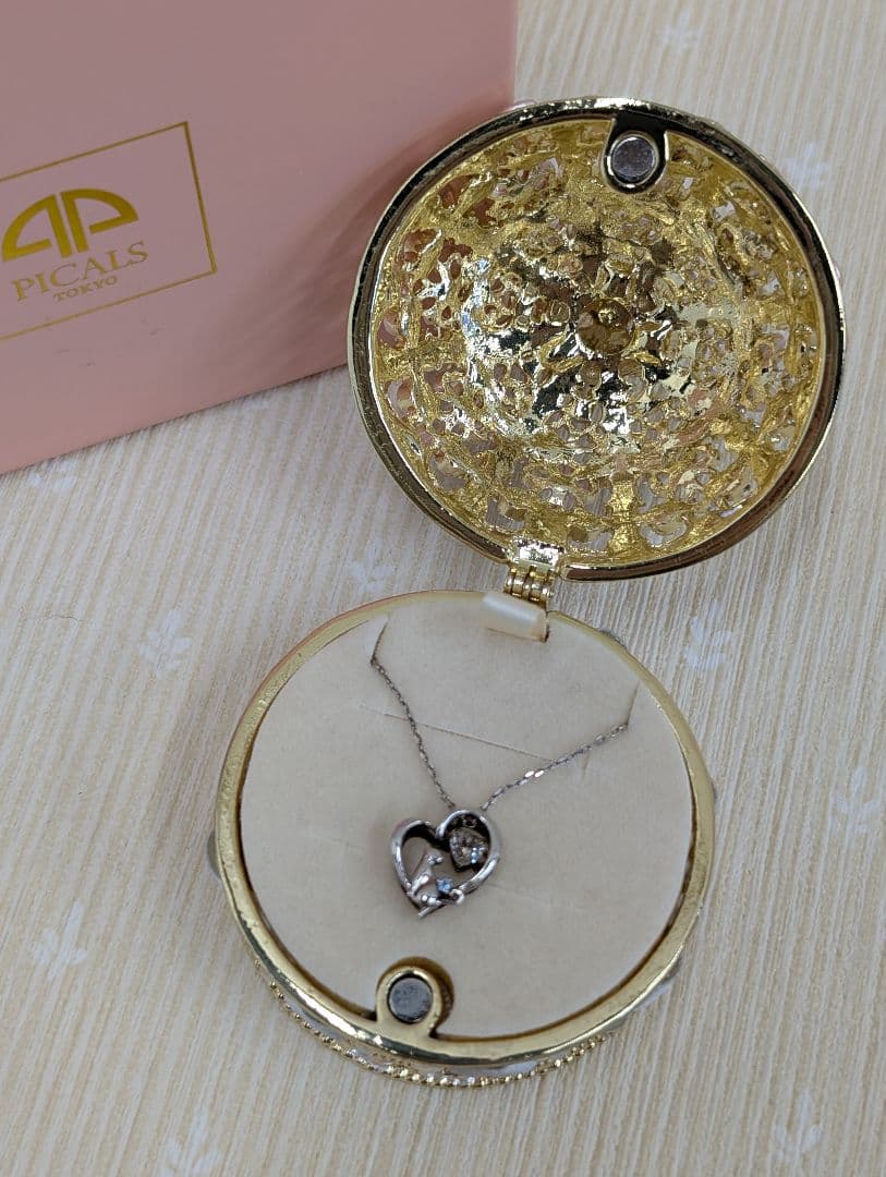 PICALS ジュエリーBOXと天使の卵 未来天使 アクアマリン SILVER