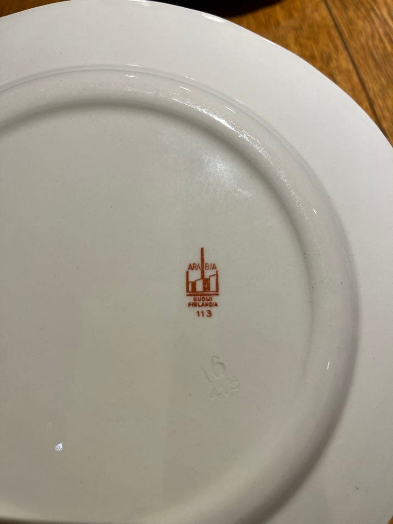 Arabia ビンテージ　　2枚　お皿（直径約20cm）