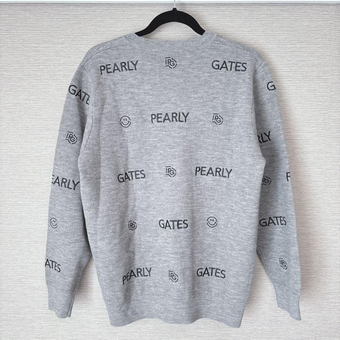 美品❗️パーリーゲイツ 総柄 セーター サイズ6 ゴルフウェア グレー