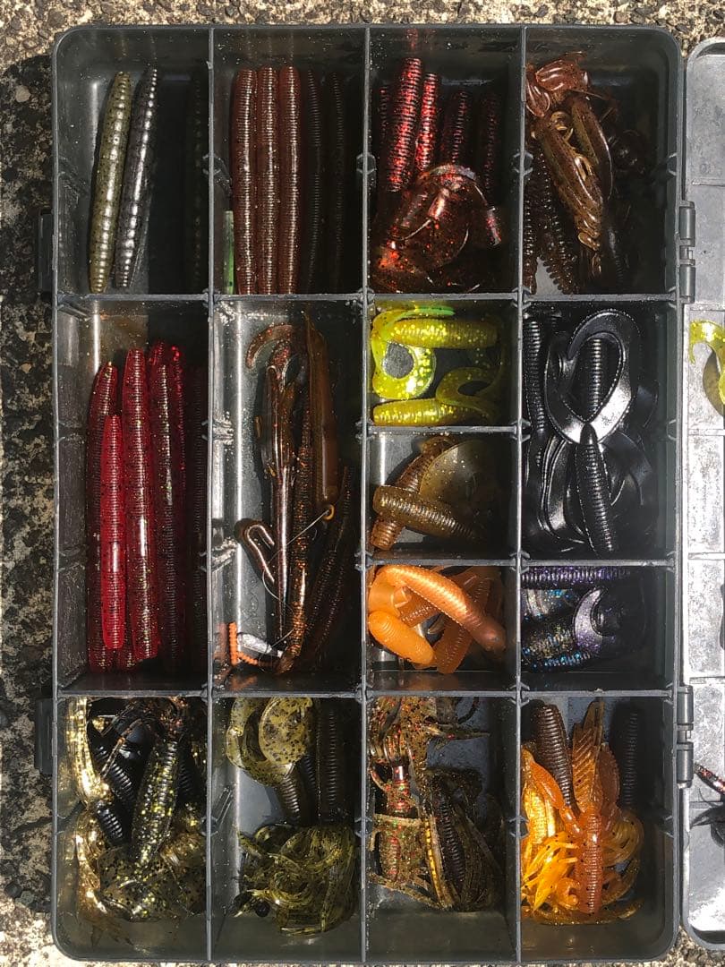 バス釣り引退セット　ゲーリーヤマモトその他ワーム