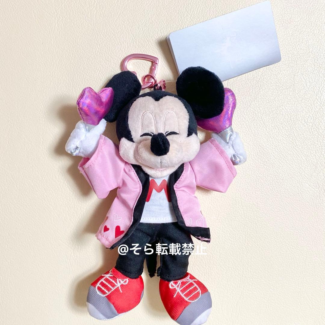 ディズニーストア ミニーの日 ぬいぐるみ キーチェーン ミッキー