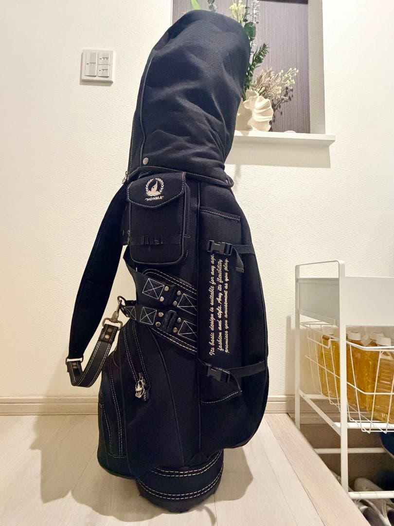 HONMA ゴルフバッグ 黒 スタンド式