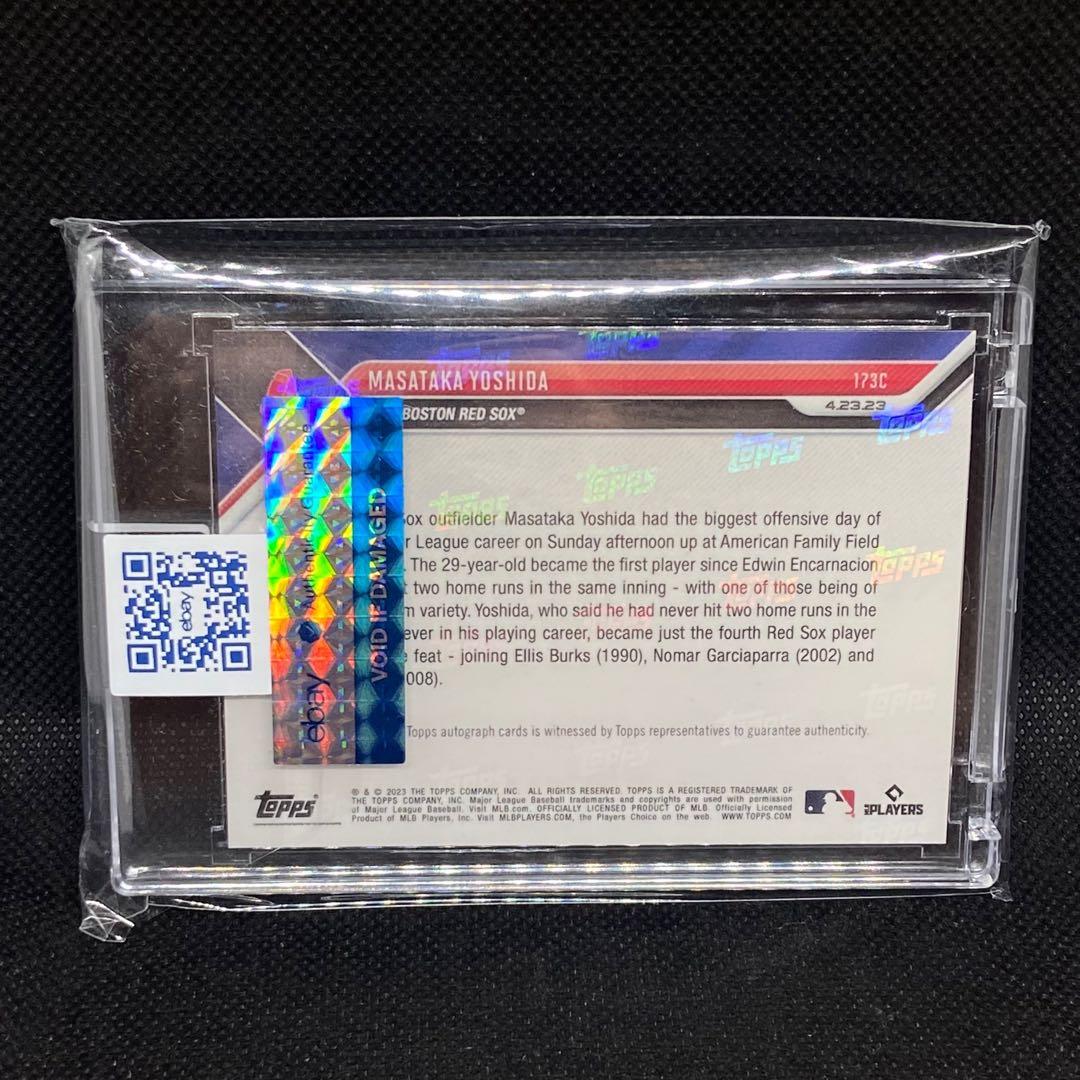 Topps Now レッドソックス 吉田正尚 直筆サインカード  世界25枚限定