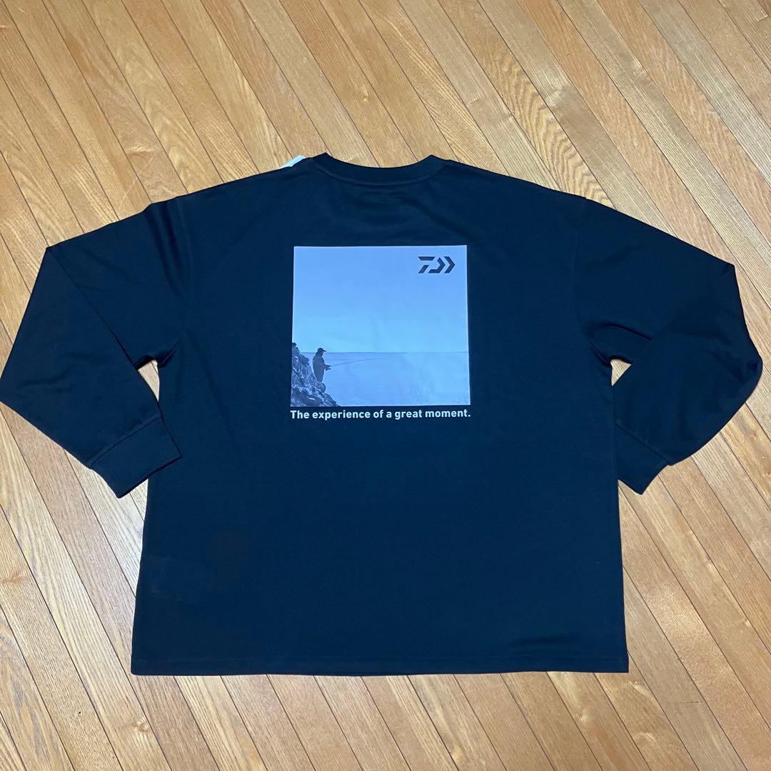 DAIWA 別注 ロゴデザイン ロングTシャツ ブラック M