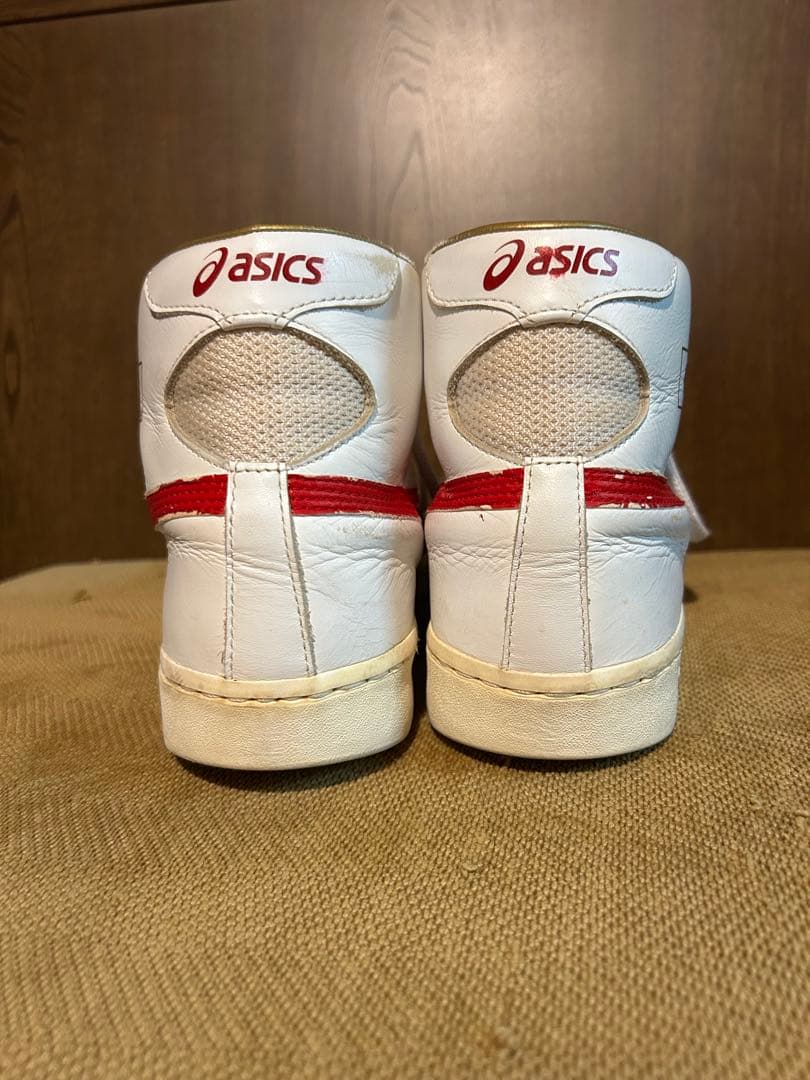 廃盤　ASICS ファブレ　ジャパンL 28cm 白赤　三井寿