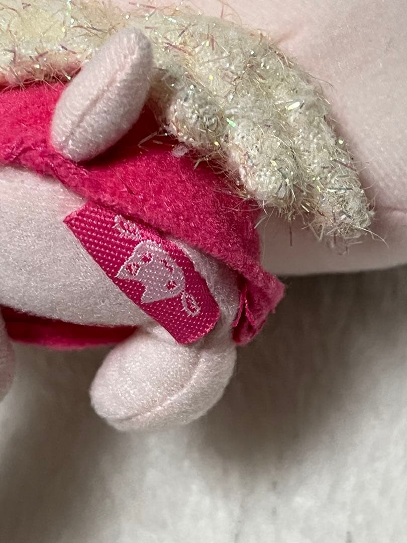 しあわせにゃんこ　サンエックス　ぬいぐるみ　石付き　平成レトロ