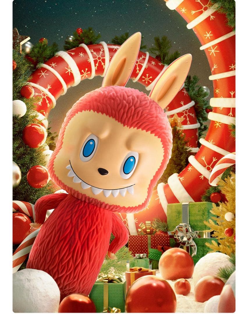【衝撃赤字】MEGA LABUBU 1000% WINTER HOLIDAY