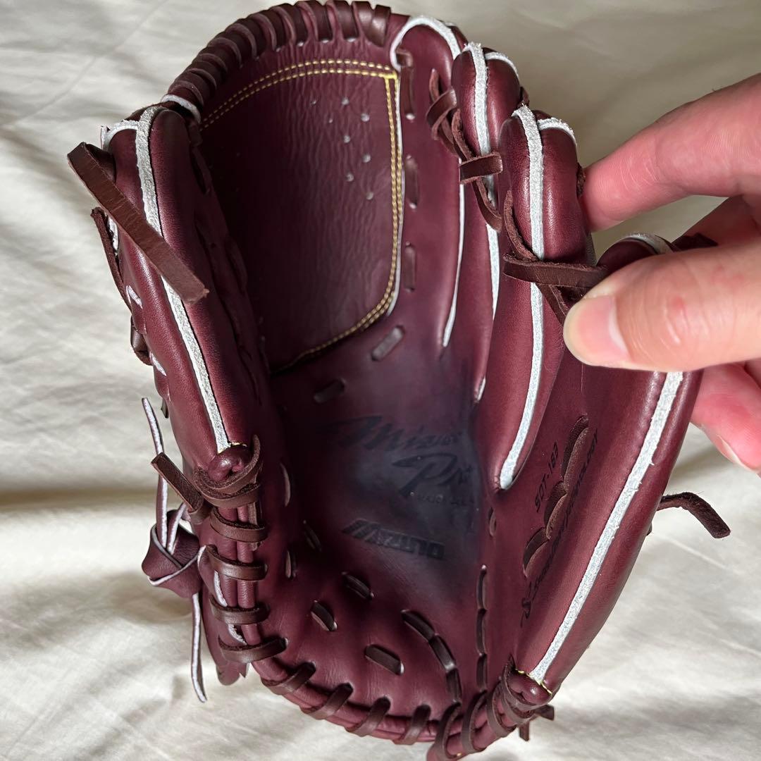 Mizuno Pro 硬式投手用グローブ プラムブラウン　即戦力　美品